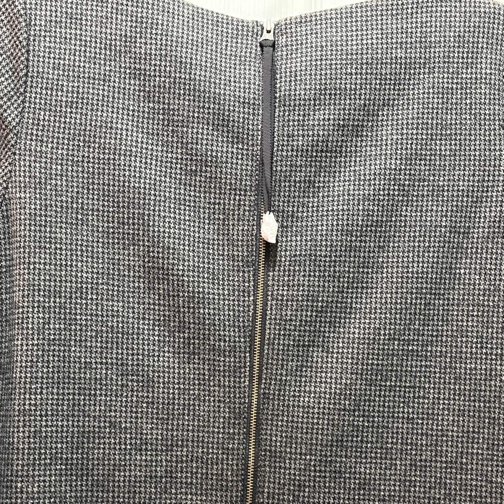 NEW Uniqlo Gray Houndstooth Ponte Dress - Picture 4 of 5